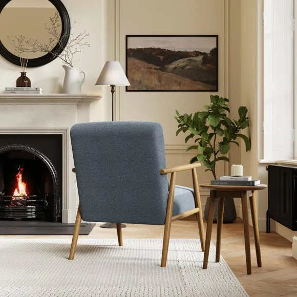 Alpine Speckled Boucle Spindle Chair 2