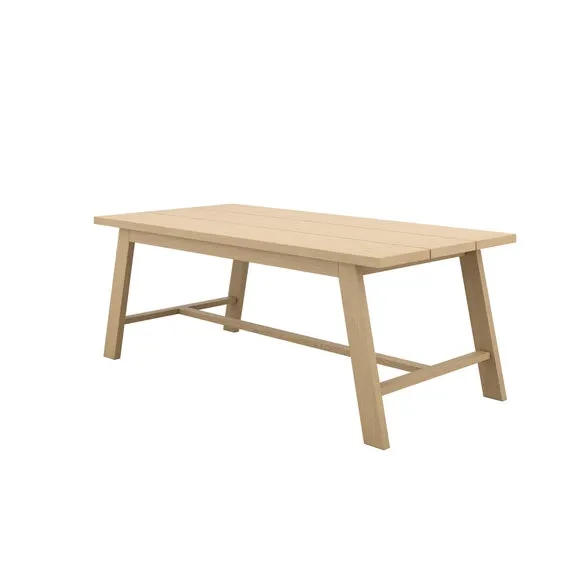 Bourton 8 Seater Dining Table, Latte 3