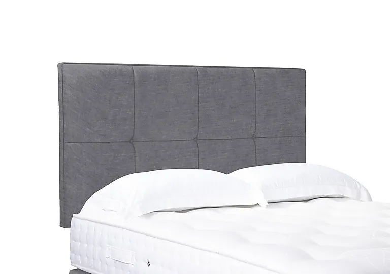 Artisan Collection Reigns High Strutted Headboard - Single - Aston Steel