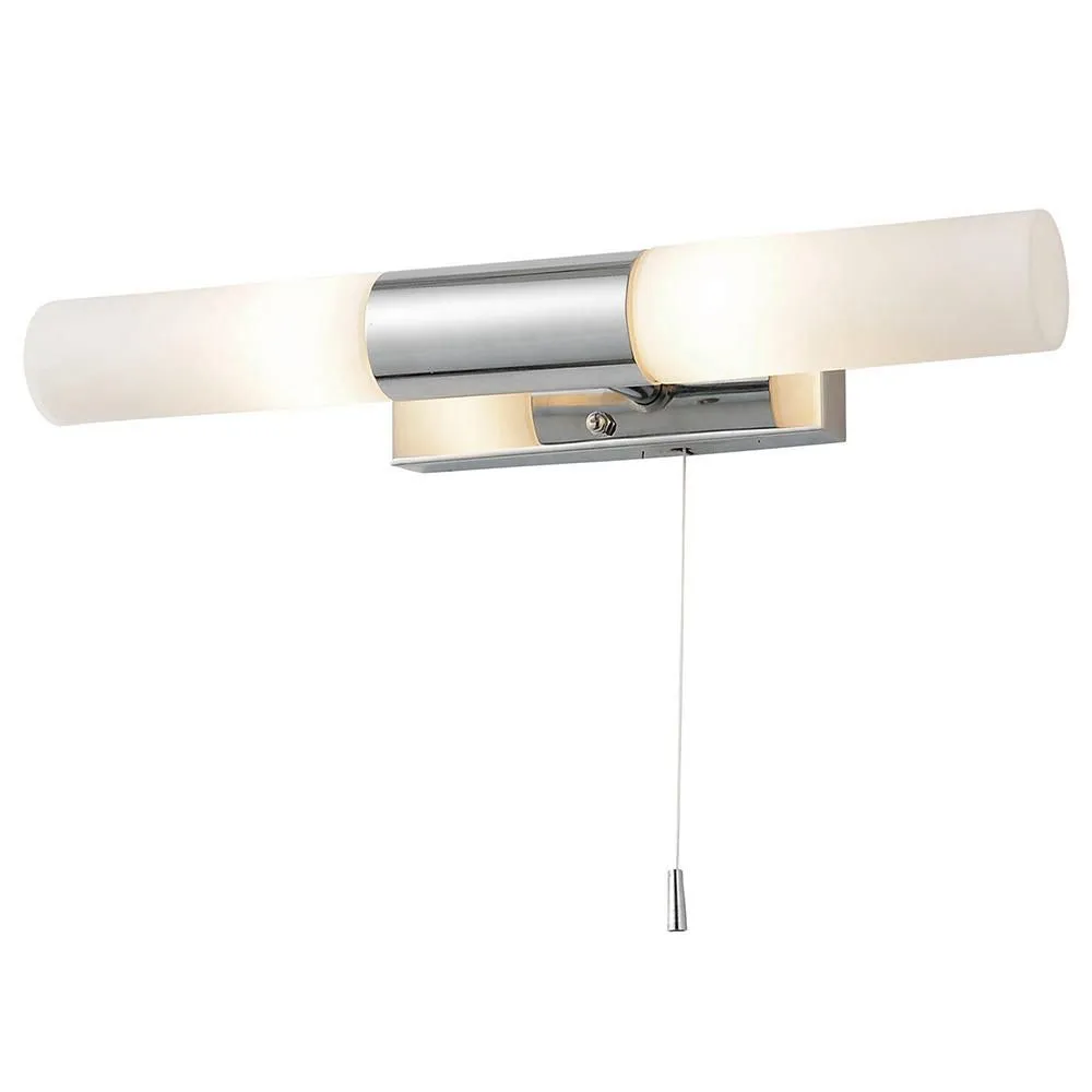 Capri Bathroom Wall Light, Chrome