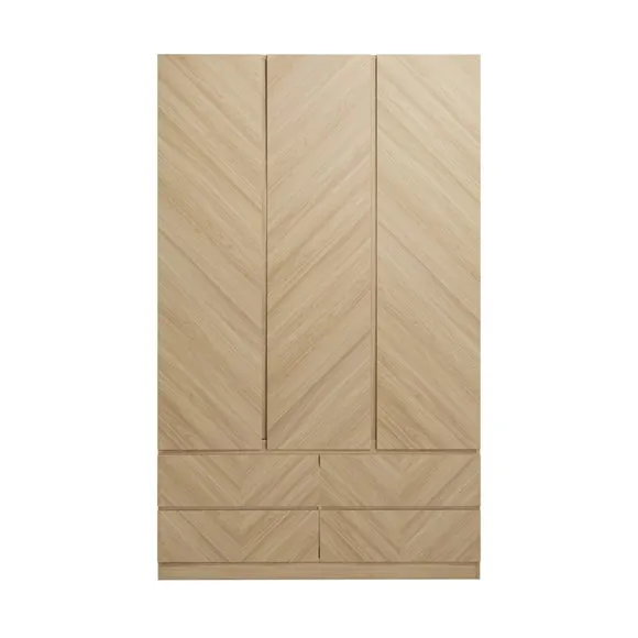 Taranto Triple 4 Drawer Wardrobe 2