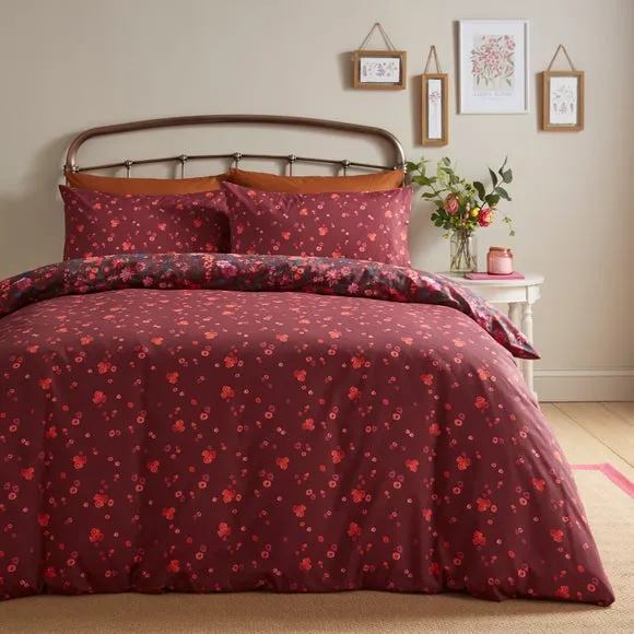 Meadow Floral Polycotton Duvet Cover & Pillowcase Set 3