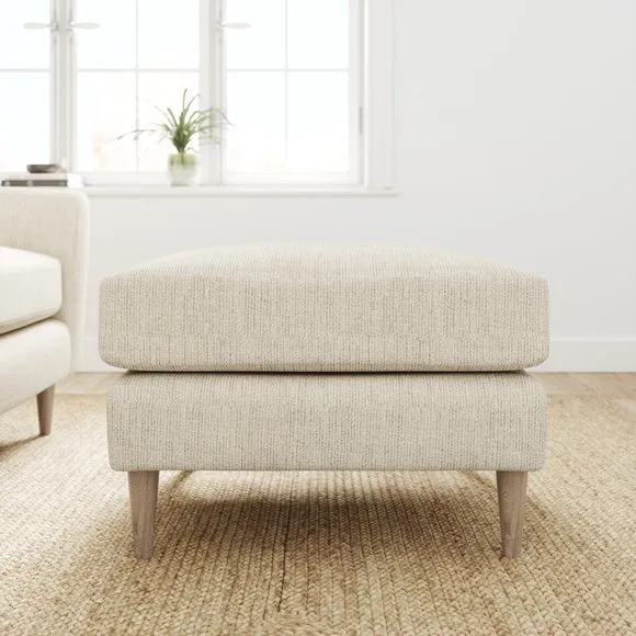 Sven Chunky Tonal Weave Footstool 2