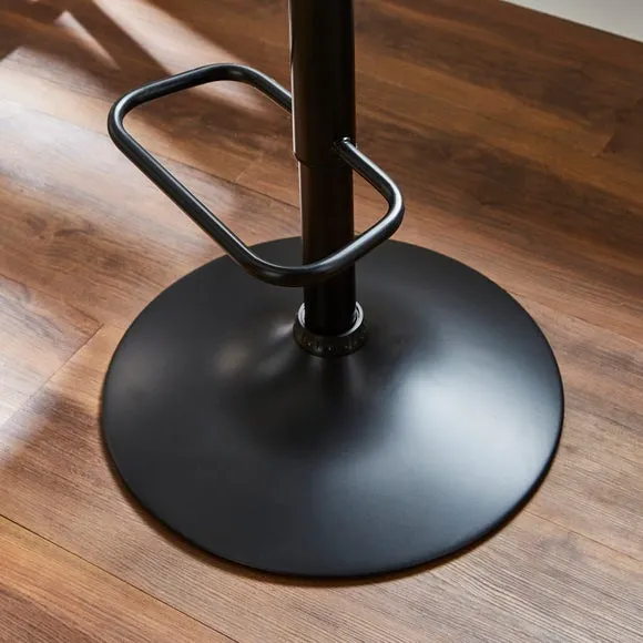 Jonas Adjustable Height Bar Stool, Velvet 4