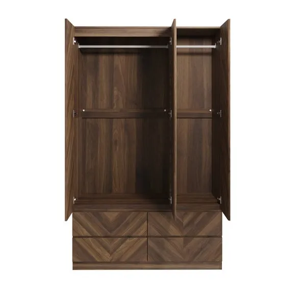 Taranto Triple 4 Drawer Wardrobe 3