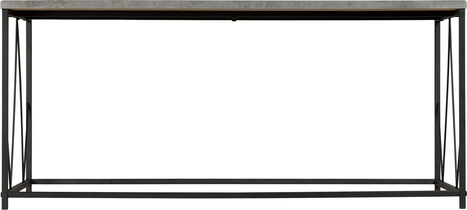 Seconique Athens Rectangular Coffee Table in Dark Grey 3