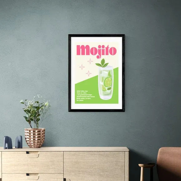 East End Prints Mojito Cocktail Print by Luxe Poster Co 1