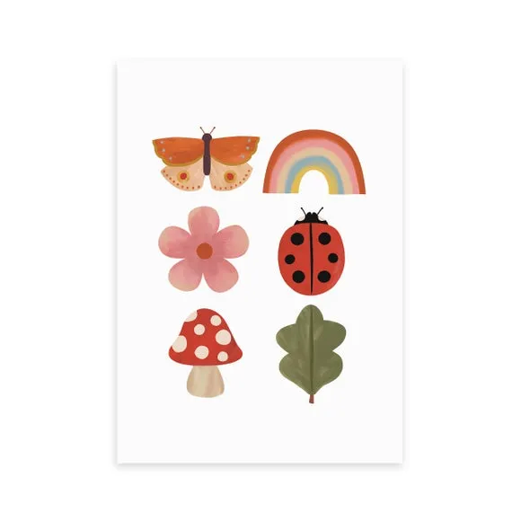 East End Prints Woodland Wonders Print by Kid of the Village 2