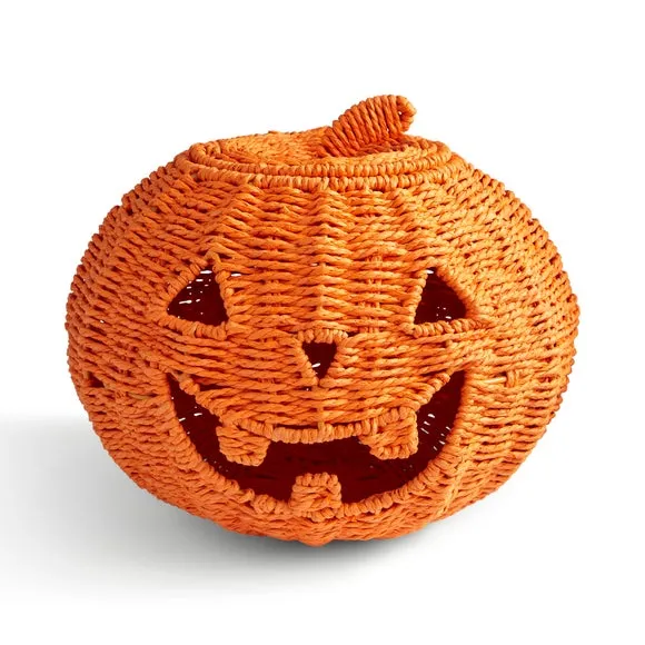 Pumpkin Paper Rope Basket