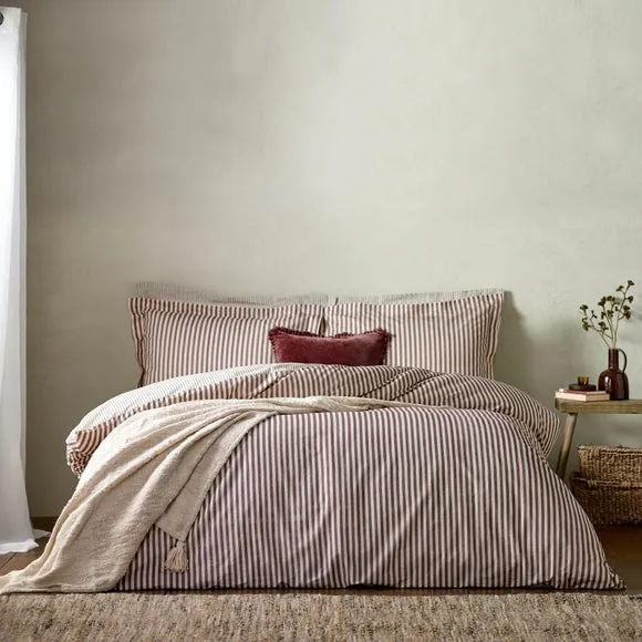 Yard Hebden Reversible 100% Cotton Duvet Cover & Pillowcase Set 1