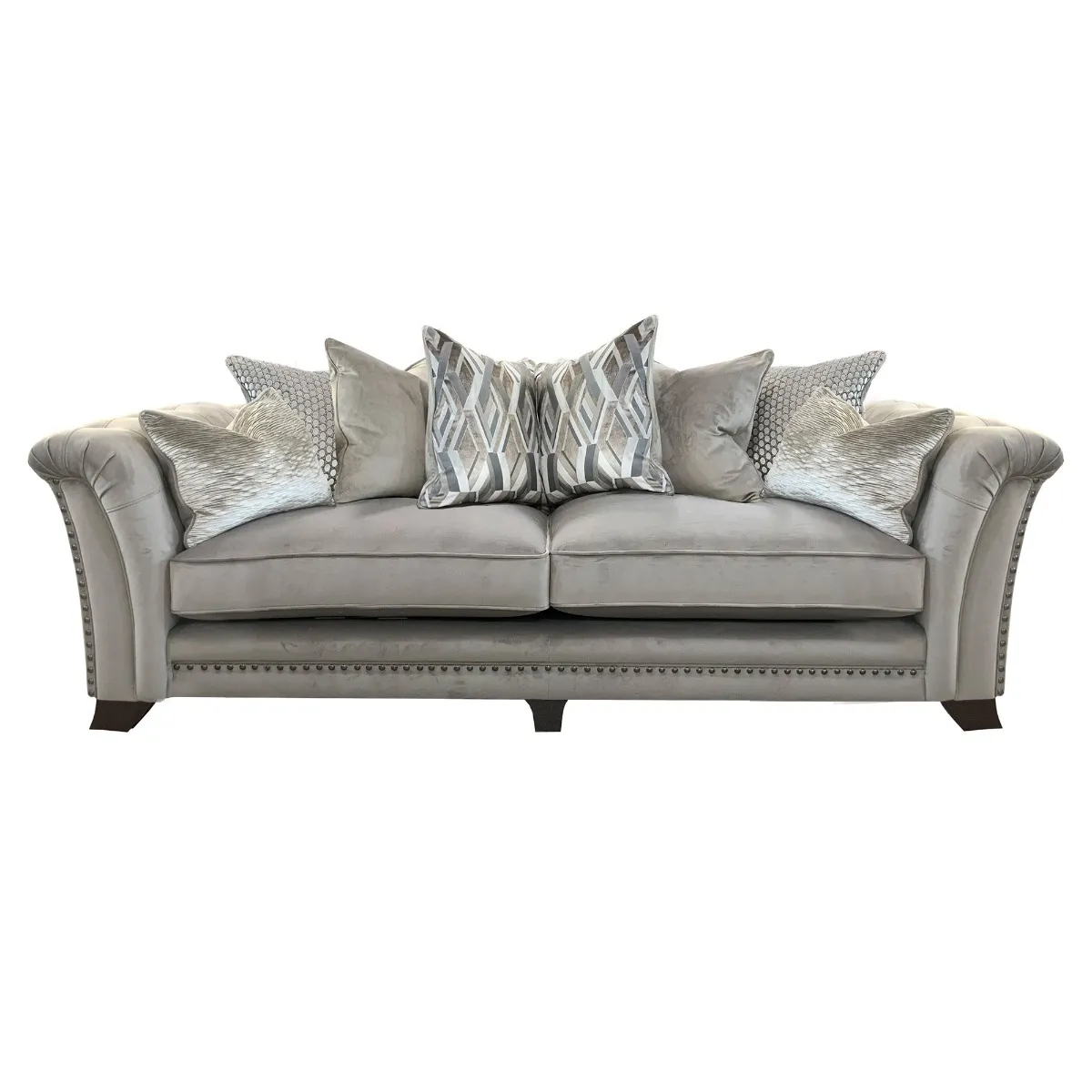 Dorsey Pillow Back 4 Seater Split Frame Sofa - Barker & Stonehouse