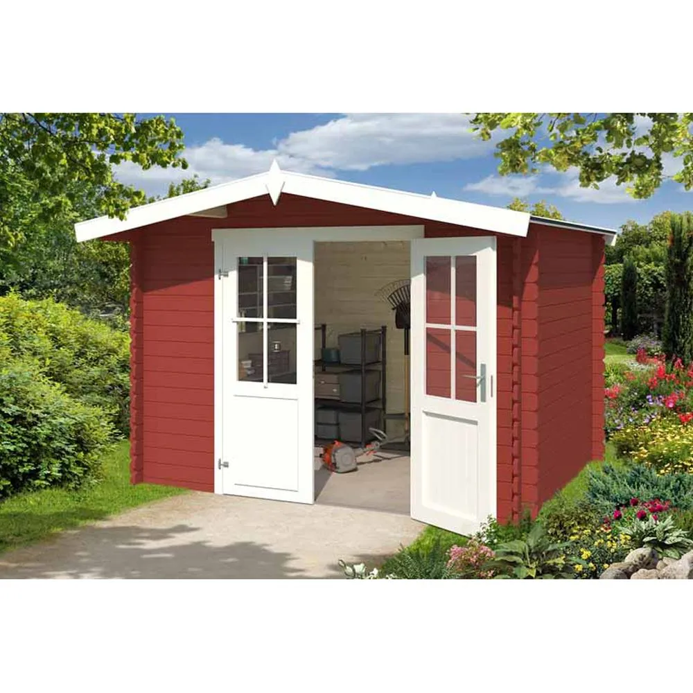Lasita Maja Ltd Baltimore-Log Cabin, Garden Room, Home Office - L324xW290xH222.3 cm in Brown 4