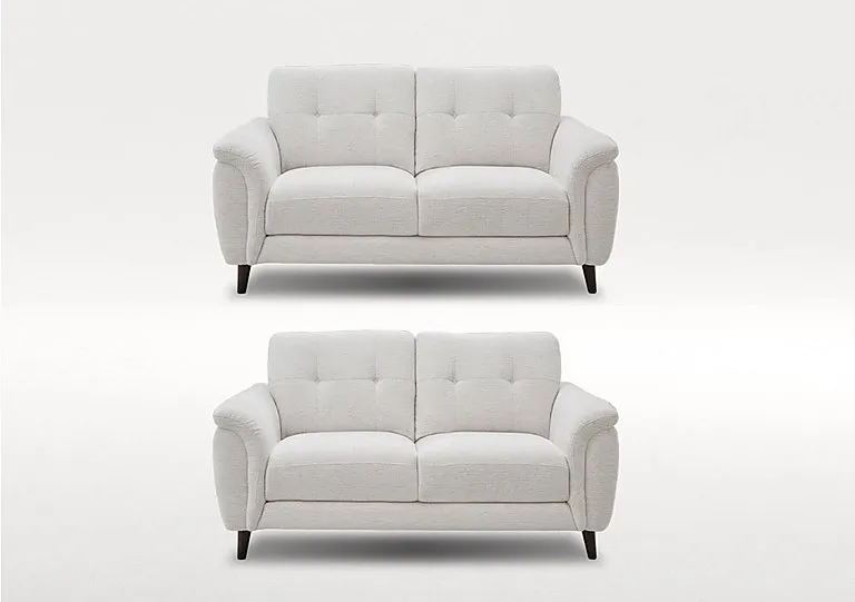 Chantilly Set of Two 2 Seater Fabric Sofas