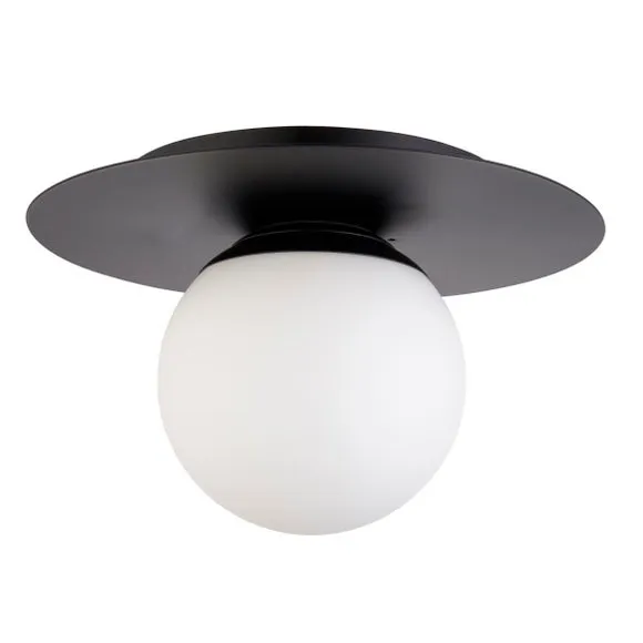 Elements Tela Bathroom Flush Ceiling Light 6