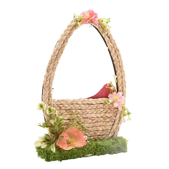 Eggstraordinary Gift Co. Easter Bunny in Flower Basket Decoration 2