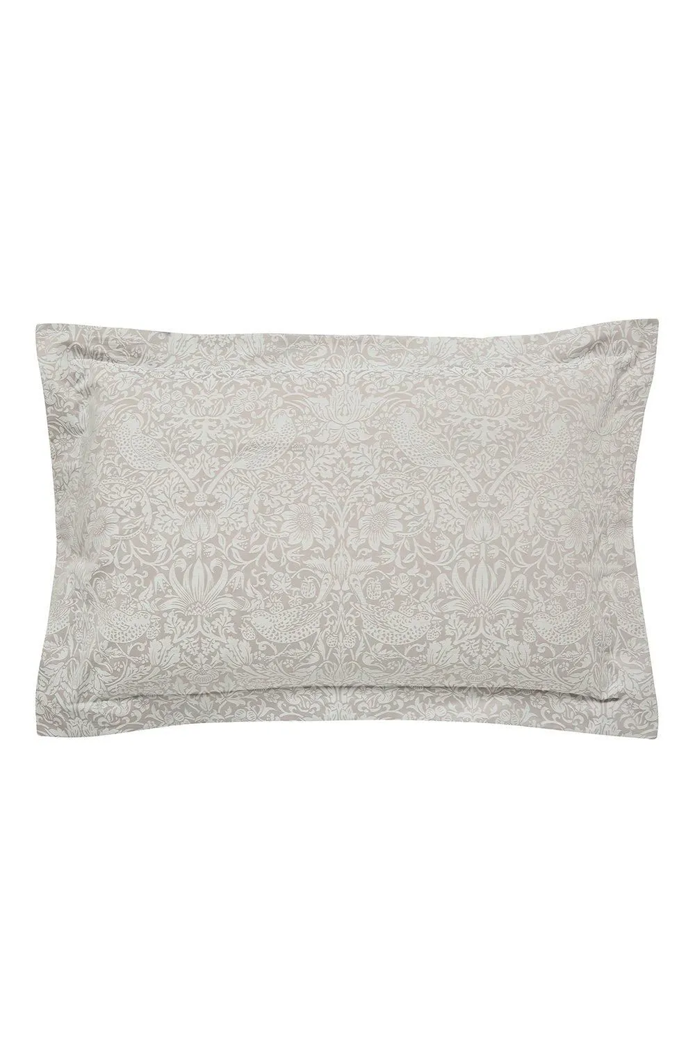 Morris & Co 'Pure Strawberry Thief' Oxford Pillowcase in Natural