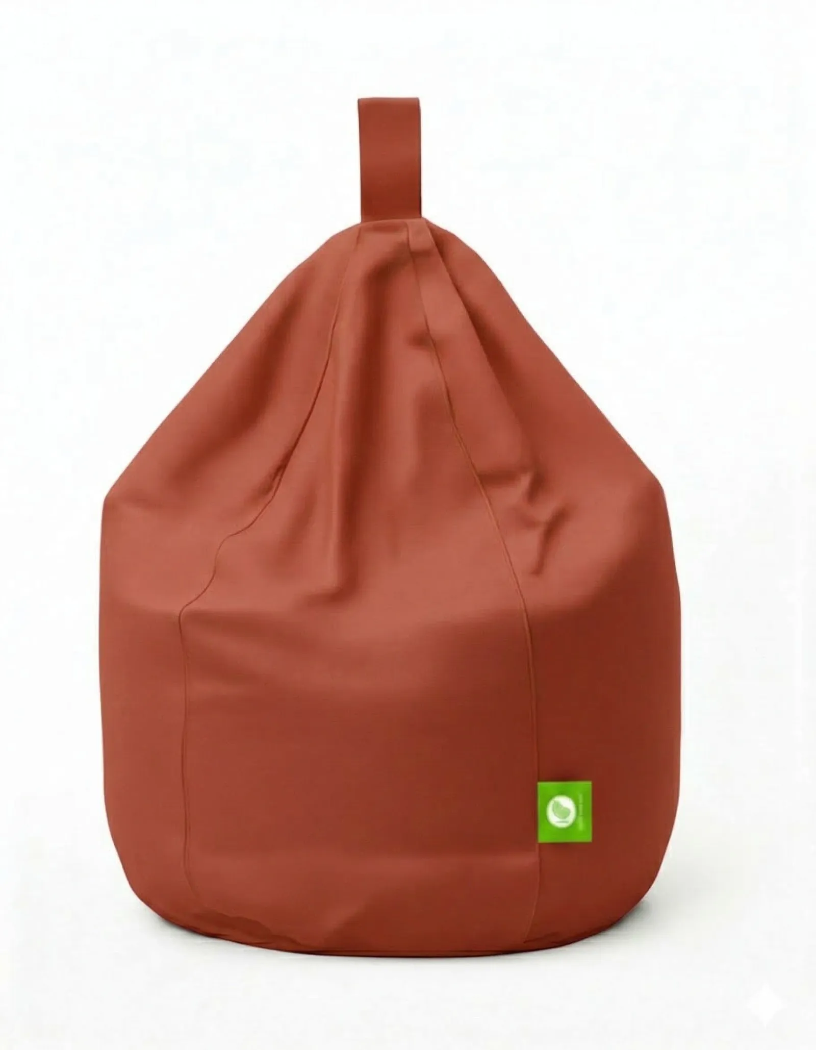 Bean Lazy Cotton Twill Terracotta Bean Bag Child Size in Brown