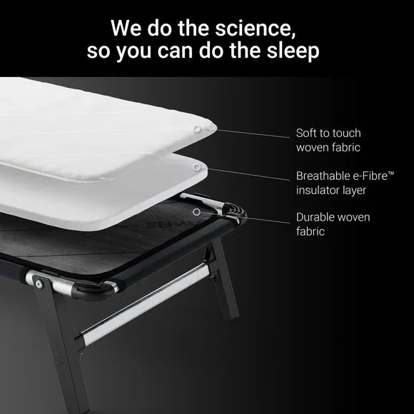 Jay-Be Lite Folding Bed with e-Fibre Insulator Mattress Pad 6