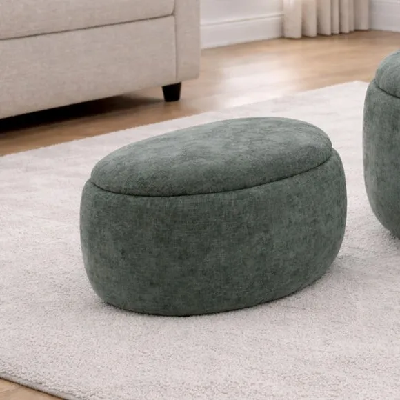 Westhill Chenille Small Storage Footstool