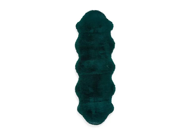 Teddy Double Sheepskin Rug - Jewel Green