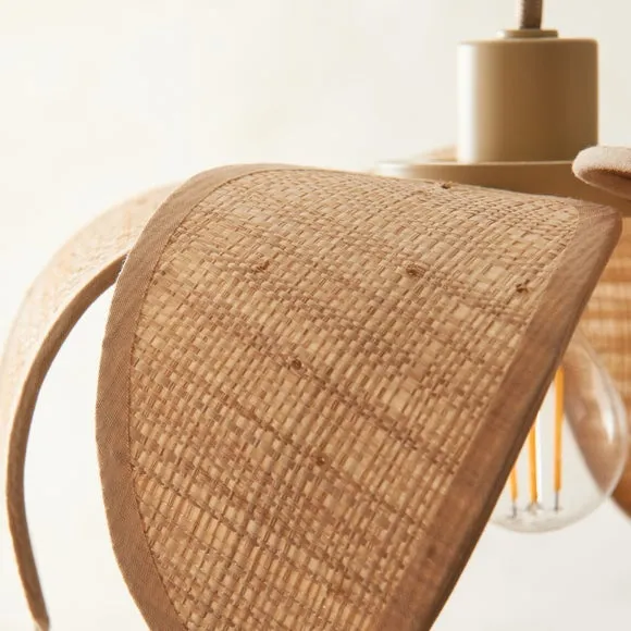 Petal Boho 3 Light Adjustable Diner Ceiling Light 4