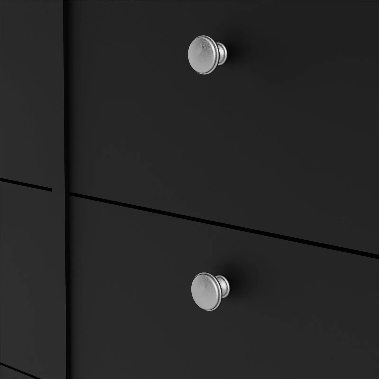 Furniture To Go Madrid Double Dresser 4+4 Drawers in Black 6
