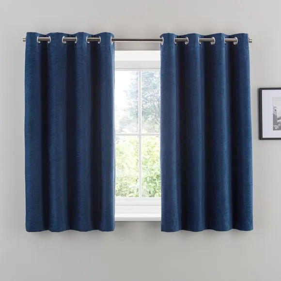 Genoa Chenille Blackout Eyelet Curtains 5