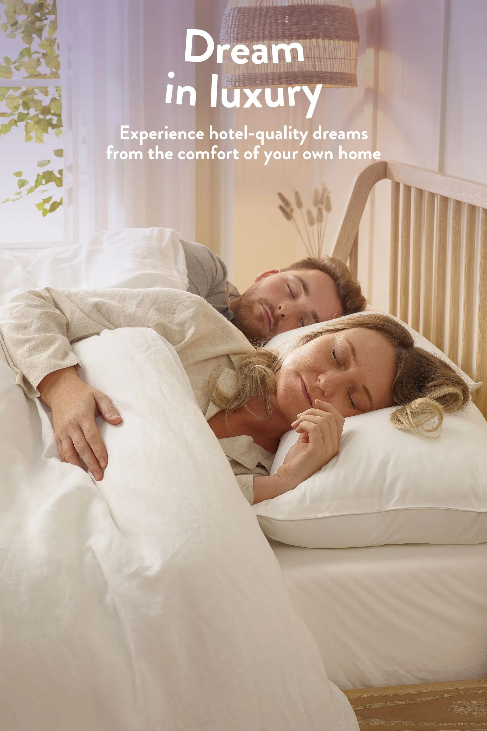 Slumberdown 4 Pack Duck Feather Medium Support Pillows in White 3