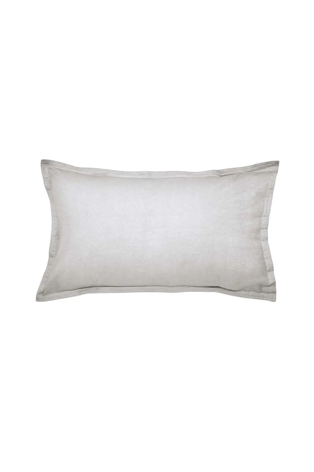 Murmur 'Laila' Brushed Cotton Oxford Pillowcase in Grey