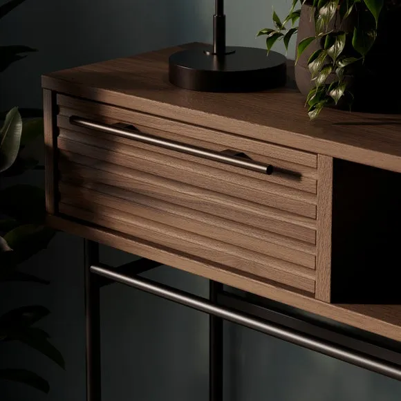 Bryant Extra Wide Console Table, Mango Wood Effect 4