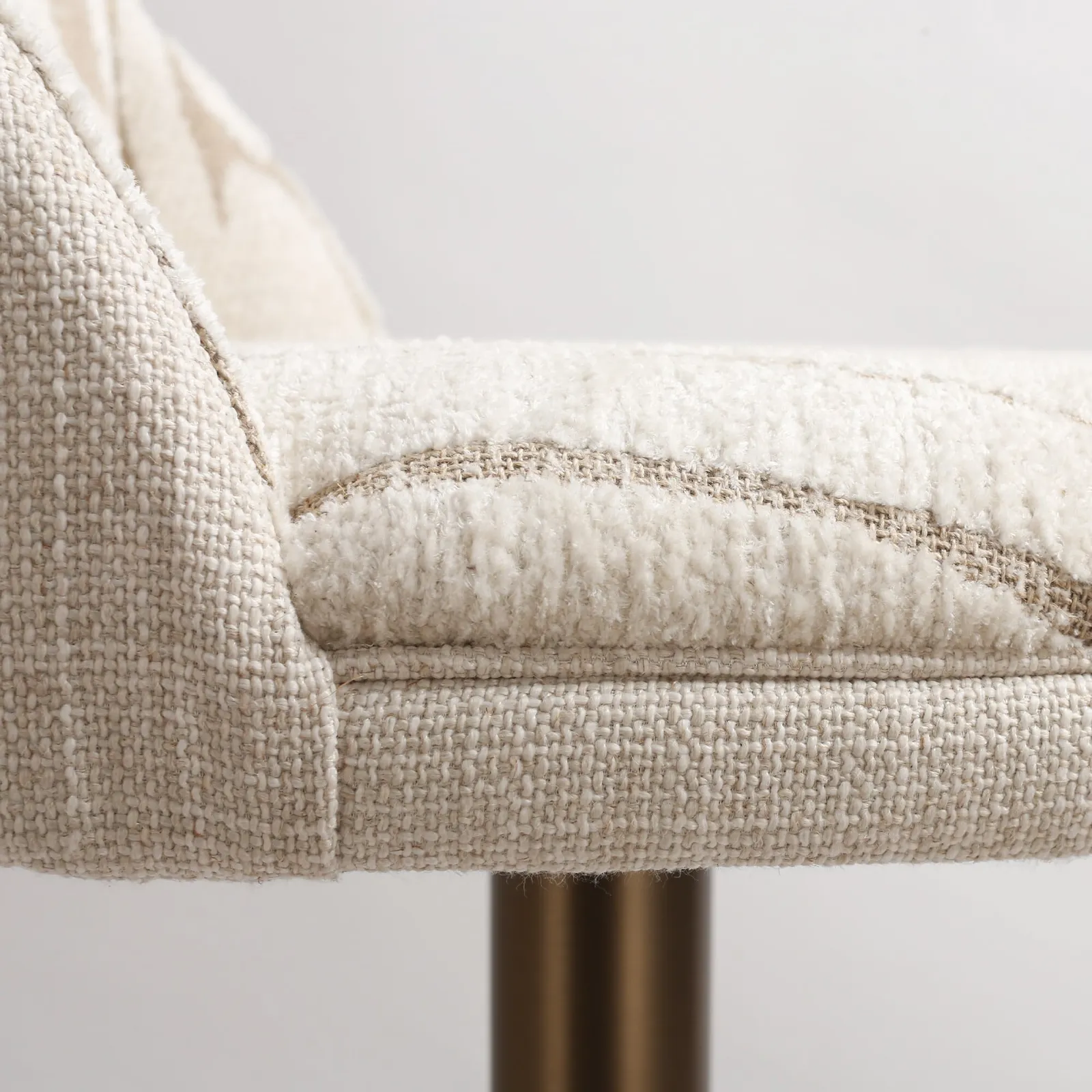 Bramley Bar-Stool, Neutral Fabric | Barker & Stonehouse 3