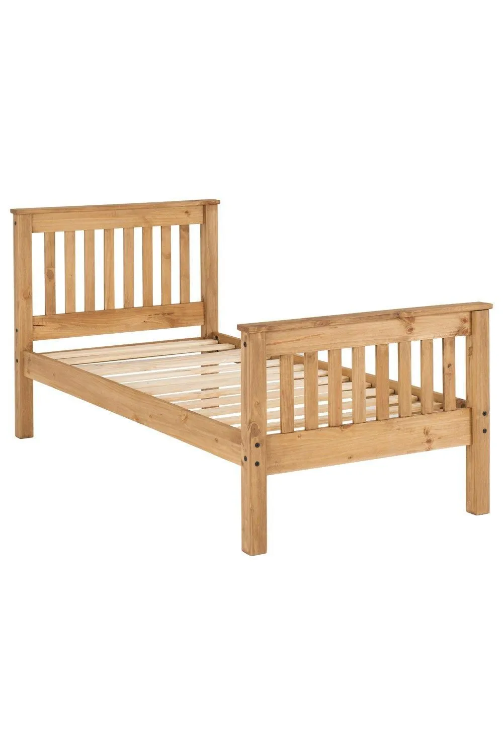 Seconique Monaco 3' Single Bed High Foot End in Natural 2