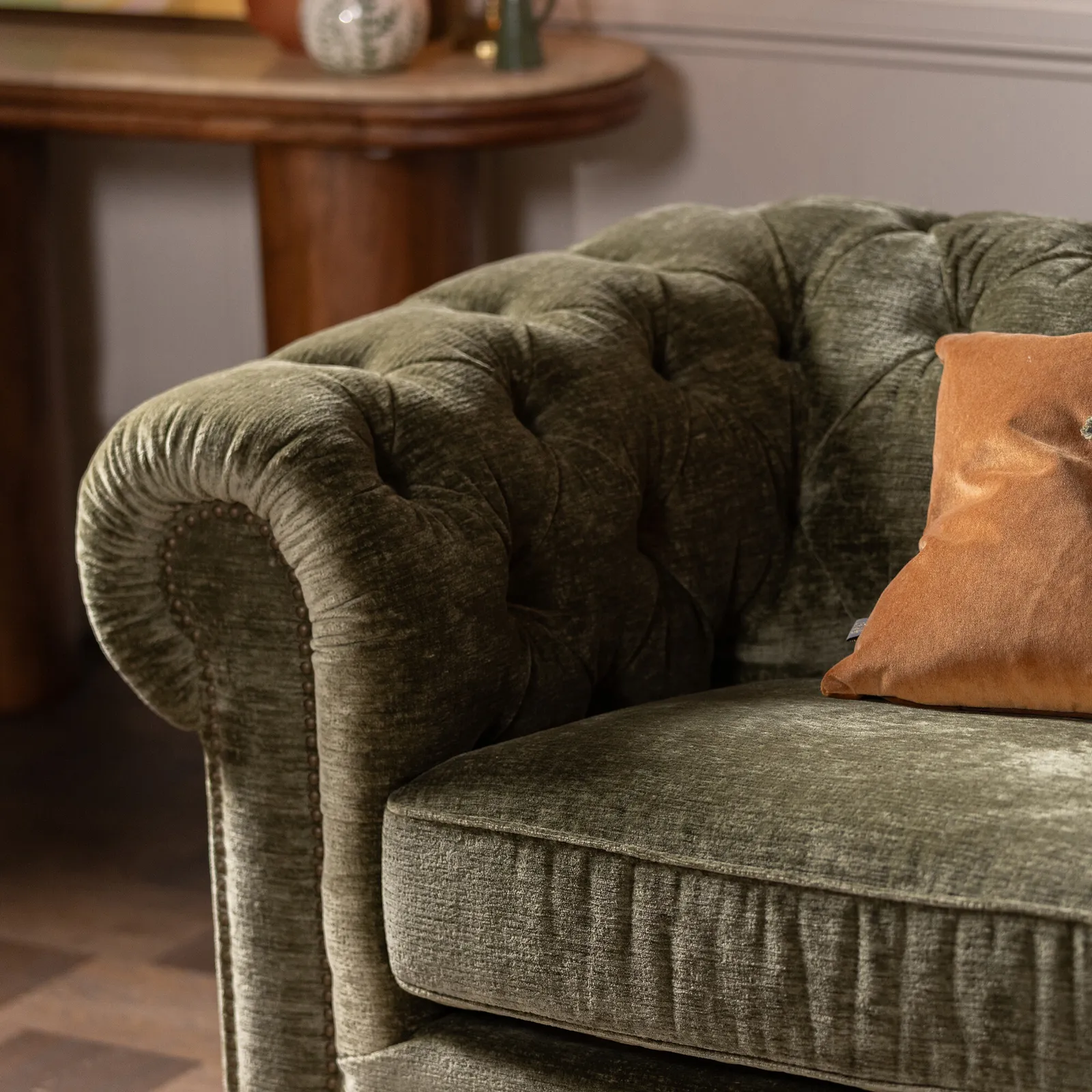 Everett 3 Seater Sofa, Green | Barker & Stonehouse 5
