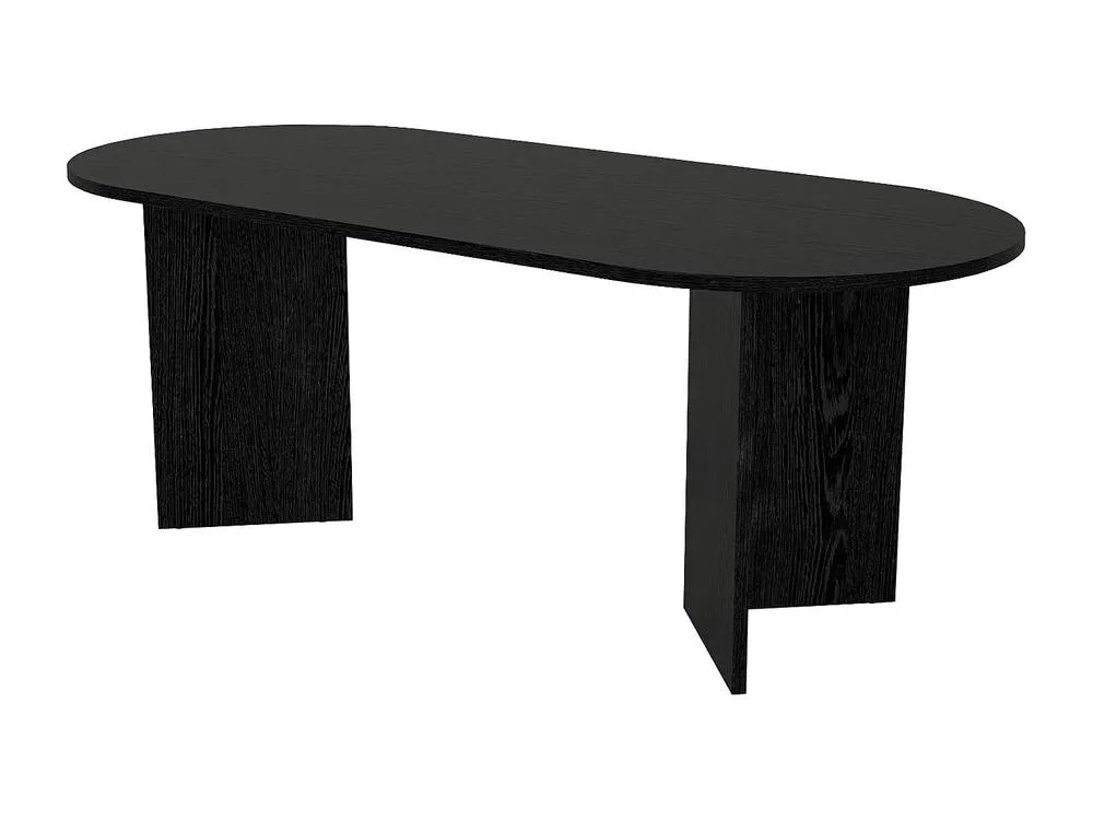 Vente-unique 8 - Seater Dining Table - Black - TOPANIA 5