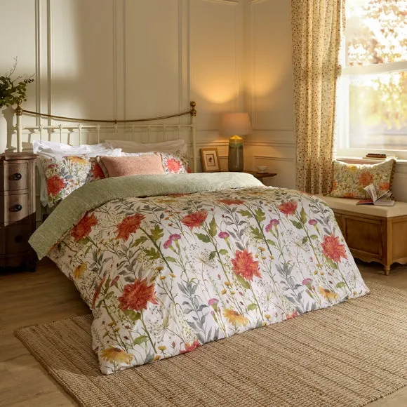 Riviera Delamere Voyage 100% Cotton Duvet Cover and Pillowcase Set 1