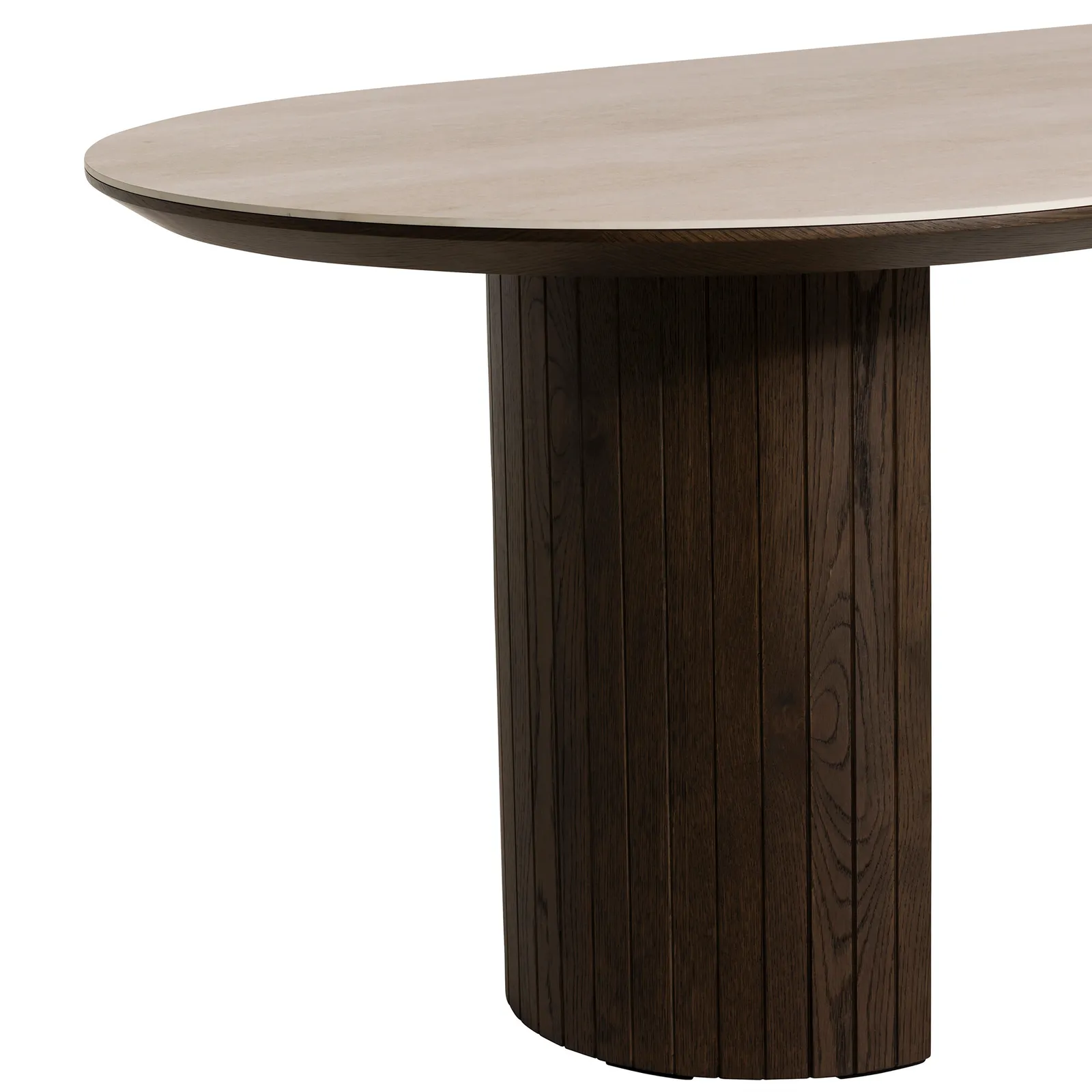 Kita Fixed Dining Table, Round, Wood | 220cm | Barker & Stonehouse 6