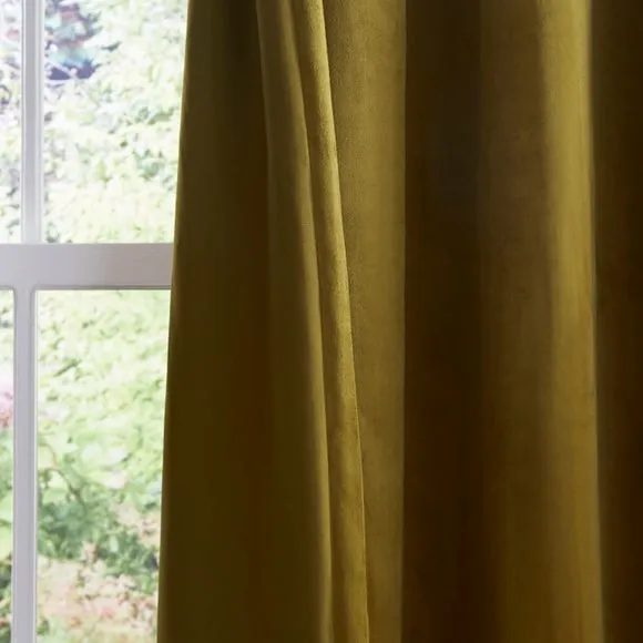 Luxe Velour Eyelet Curtains (Blackout Available) 5