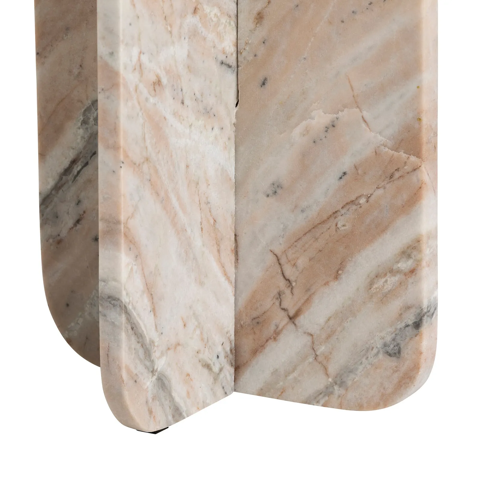 Santana Side Table Marble, Round, Brown | Barker & Stonehouse 5