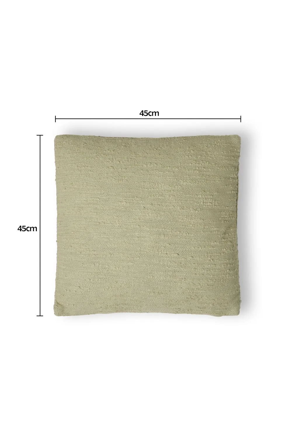 BHS Textured Slub Cushion in Green 3