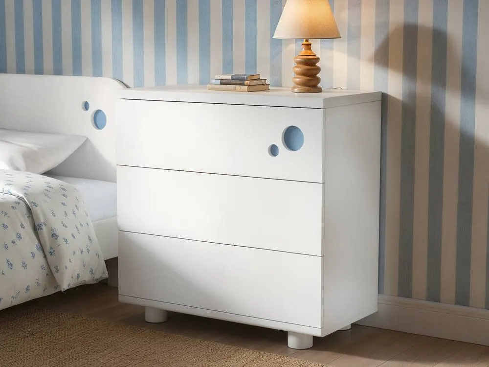 Flair Livana 3 Drawer Chest White 2