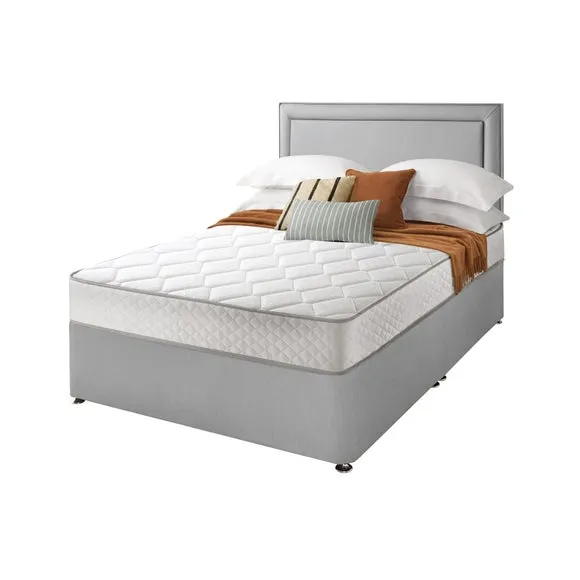 Silentnight Divan Set with Malvern Headboard and 800 Pocket Spring Memory Foam Mattress 6