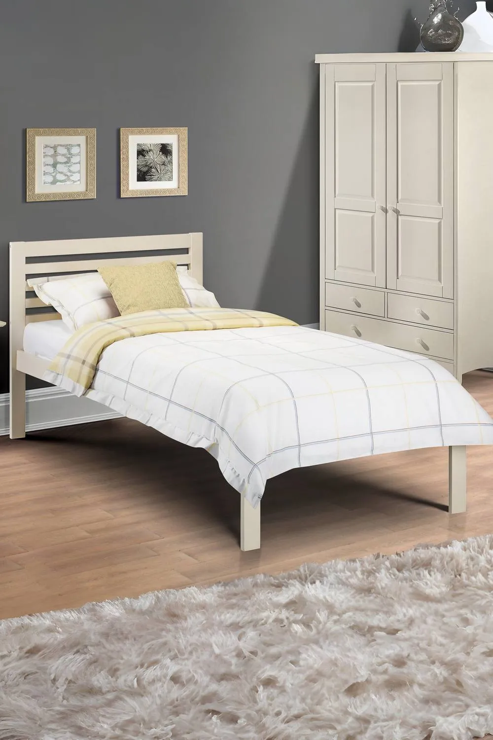 Julian Bowen Slocum Bed in White