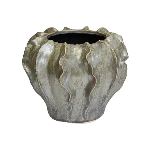 Scarlet Coral Reef Ceramic Vase 1