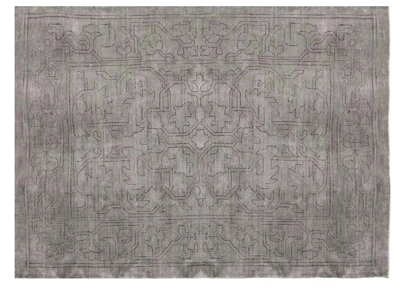 Linie Design Kaito Rug Silver 140 x 200