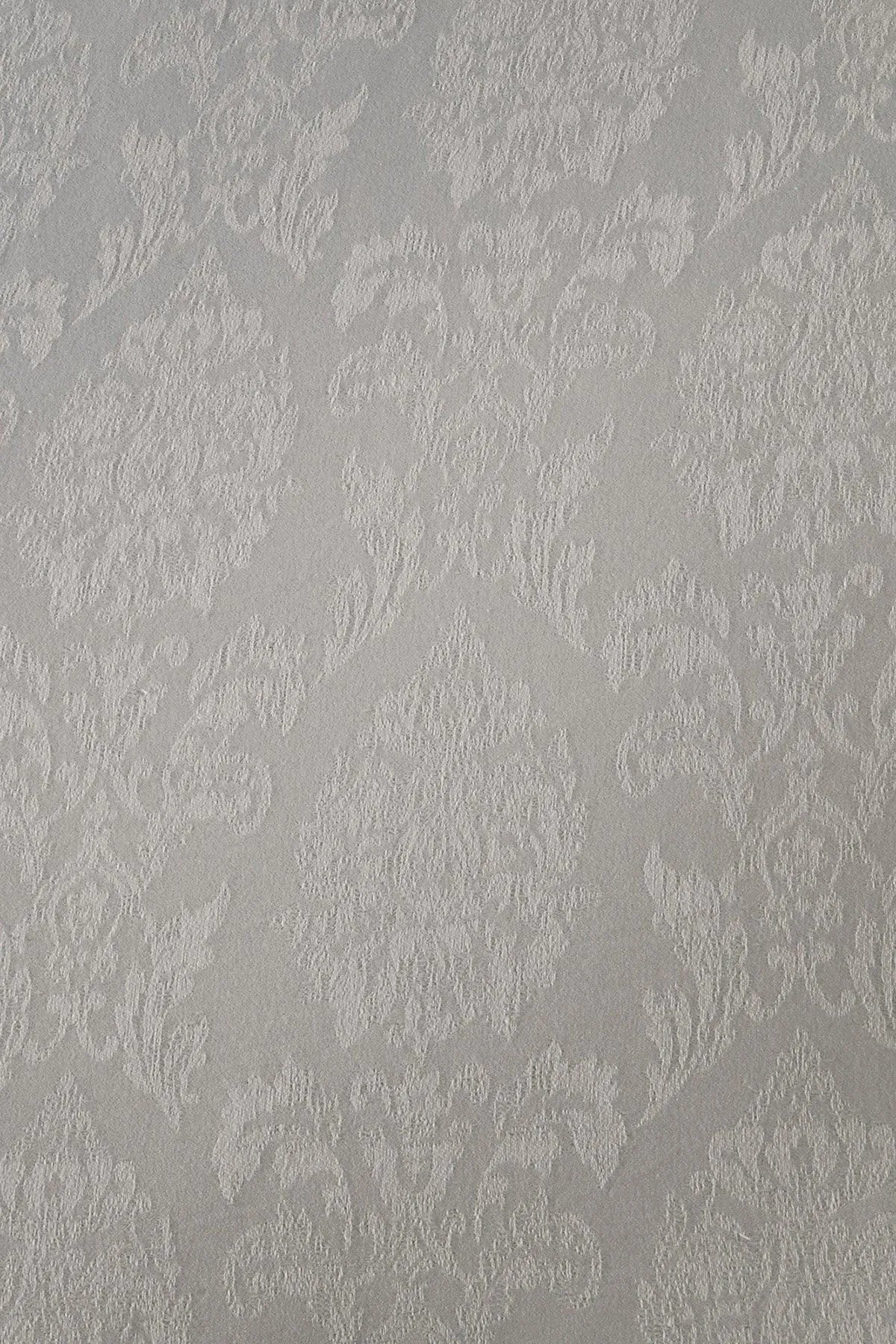 Dreams & Drapes 'Rosana' Luxury Damask Filled Bedroom Cushion in Silver 2
