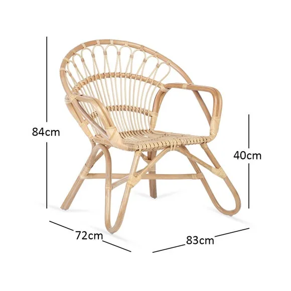 Desser Nordic Rattan Chair 4