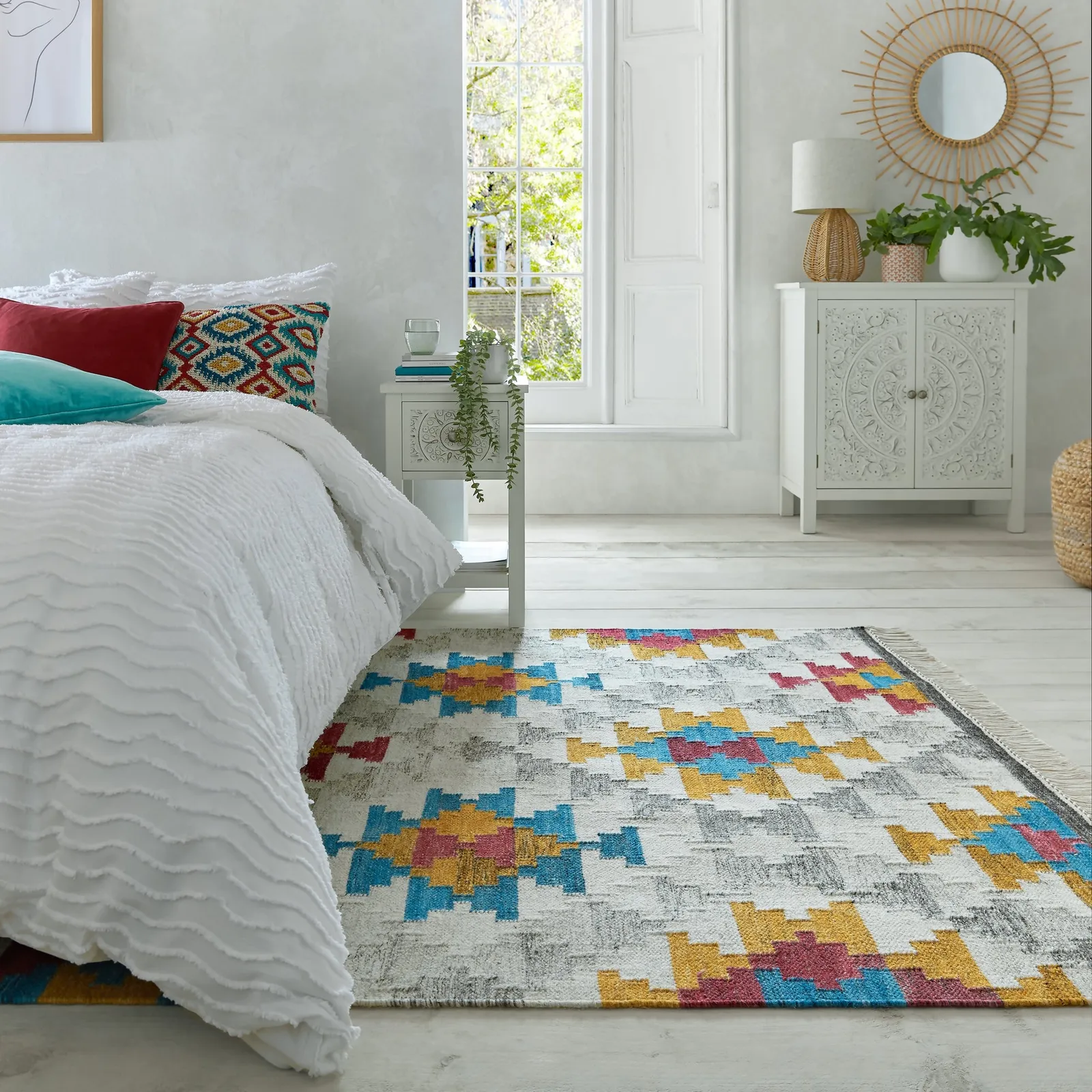 Anaheim Wool Rug MultiColoured