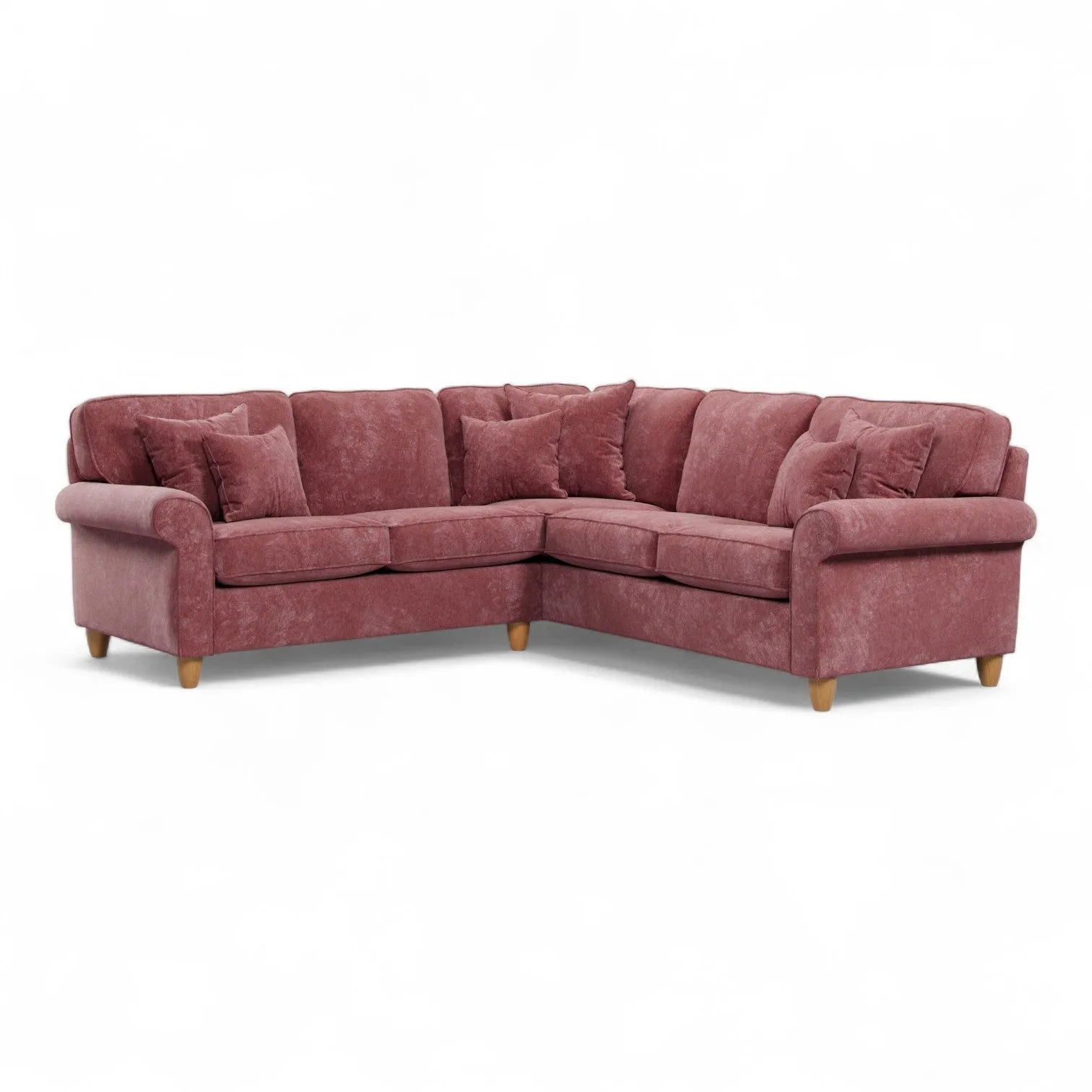 The Great Sofa Company Flora 2 Corner 2 Sofa Glory Deep Terra in Terracotta 2
