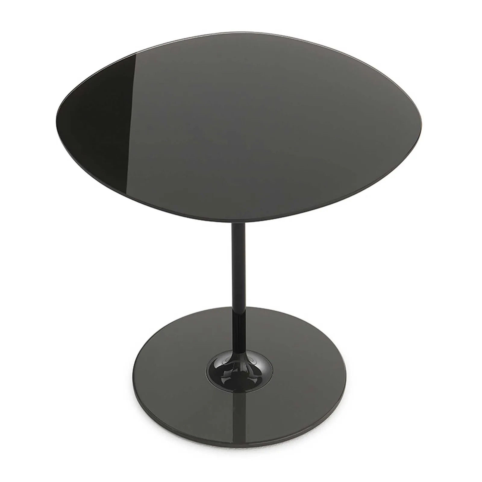 Kartell Thierry Side Table 45X45X45 Black, Round Glass | Barker & Stonehouse 4
