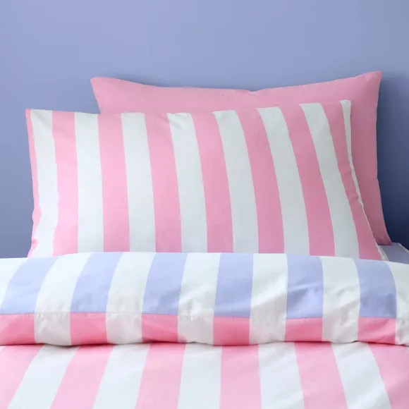 Bold Stripe Cotton Duvet Cover and Pillowcase Set 3